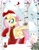 Size: 2480x3189 | Tagged: safe, artist:therainbowtroll, imported from derpibooru, fluttershy, bird, fox, owl, pegasus, pony, rabbit, squirrel, animal, birch, birch tree, christmas, clothes, cute, daaaaaaaaaaaw, female, hat, head turned, holiday, holly, looking at someone, mare, one wing out, outdoors, profile, raised hoof, santa hat, scarf, shyabetes, sitting on wing, smiling, snow, socks, stockings, thigh highs, tree, turned head, wings, winter, winter outfit