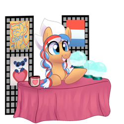 Size: 600x600 | Tagged: artist needed, safe, imported from derpibooru, oc, oc:ember, oc:ember (hwcon), pony, cute, hearth's warming con, netherlands, ocbetes, simple background, snow globe, transparent background