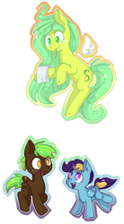 Size: 1135x2059 | Tagged: safe, artist:kyaokay, imported from derpibooru, oc, oc:lemon party, oc:little giant, oc:midnight premier, flying, simple background, transparent background