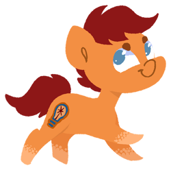 Size: 1024x1017 | Tagged: safe, artist:midnightpremiere, imported from derpibooru, oc, oc only, oc:blazing beams, earth pony, pony, chibi, simple background, solo, transparent background