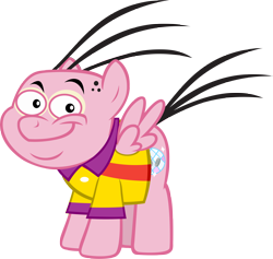 Size: 4454x4215 | Tagged: safe, artist:andoanimalia, imported from derpibooru, part of a set, pegasus, pony, ed edd n eddy, edd, eddy (ed edd n eddy), male, simple background, smiling, solo, transparent background, vector