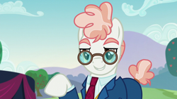 Size: 1920x1080 | Tagged: safe, imported from derpibooru, screencap, svengallop, earth pony, pony, the mane attraction, glasses, male, solo, stallion