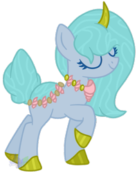 Size: 445x563 | Tagged: safe, artist:blues-edits, artist:pure-blue-heart, imported from derpibooru, oc, oc only, oc:gloria, original species, pond pony, pony, closed species, female, simple background, solo, transparent background