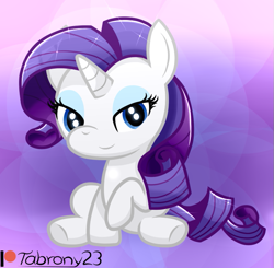 Size: 719x704 | Tagged: safe, artist:tabrony23, imported from derpibooru, rarity, pony, unicorn, cute, daaaaaaaaaaaw, patreon, patreon logo, raribetes, sitting, solo