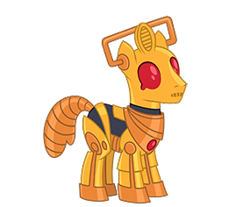 Size: 285x236 | Tagged: safe, idw, imported from derpibooru, cyber pony, cyberman, cyborg, pony, antagonist, crossover, doctor who, gameloft, idw showified, official, official art, ponified, simple background, transparent background, vector