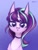 Size: 793x1046 | Tagged: dead source, safe, artist:hydrargyrum, imported from derpibooru, starlight glimmer, pony, unicorn, alternate hairstyle, choker, crying, eyebrows, s5 starlight, solo