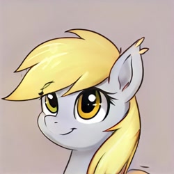 Size: 1024x1024 | Tagged: safe, artist:thisponydoesnotexist, imported from derpibooru, pony, ai content, ai generated, generator:thisponydoesnotexist, looking up, neural network, not derpy, solo