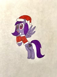 Size: 1539x2071 | Tagged: safe, artist:martialarts2003, imported from derpibooru, oc, pegasus, christmas, clothes, costume, cutie mark, holiday, pegasus oc, santa costume, wings