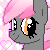 Size: 50x50 | Tagged: safe, artist:amgiwolf, imported from derpibooru, oc, oc only, oc:candy sweetti, earth pony, pony, animated, bust, earth pony oc, gif, heart, pixel art, smiling, solo