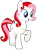 Size: 1370x1800 | Tagged: safe, artist:cherrycandi, imported from derpibooru, earth pony, pony, always and forever, base used, female, g3, g3 to g4, g4, generation leap, jewelry, necklace, open mouth, raised hoof, simple background, solo, transparent background, two toned mane