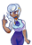 Size: 358x499 | Tagged: safe, artist:orphicdove, imported from derpibooru, trixie, human, censored, dark skin, gijinka, humanized, middle finger, solo, vulgar