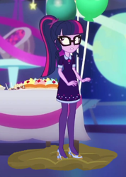 Size: 349x489 | Tagged: safe, artist:thedarkpony, edit, edited screencap, imported from derpibooru, screencap, sci-twi, twilight sparkle, equestria girls, equestria girls series, twilight under the stars, spoiler:eqg series (season 2), clothes, cropped, mud, mud edit, muddy shoes, shoes