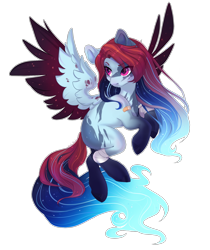 Size: 1678x1998 | Tagged: safe, artist:shady-bush, imported from derpibooru, oc, oc only, pegasus, pony, female, mare, simple background, solo, transparent background, two toned wings, wings