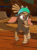 Size: 297x403 | Tagged: safe, artist:mane6, imported from derpibooru, shanty (tfh), goat, them's fightin' herds, animated, bandana, cloven hooves, community related, cute, dancing, female, horns, idle animation, palette, pirate, pirate ship, prancing, seizure warning, solo, the capricorn (tfh)