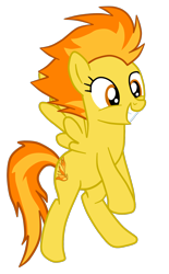 Size: 1076x1733 | Tagged: safe, artist:gmaplay, imported from derpibooru, spitfire, pegasus, pony, cute, cutefire, show accurate, simple background, solo, transparent background