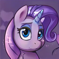 Size: 1024x1024 | Tagged: safe, artist:thisponydoesnotexist, imported from derpibooru, pony, ai content, ai generated, generator:thisponydoesnotexist, horn, neural network, not rarity, solo