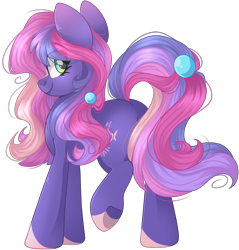 Size: 1546x1619 | Tagged: safe, artist:cinnamontee, imported from derpibooru, oc, oc only, oc:crescent moonlight, earth pony, pony, female, mare, simple background, solo, transparent background