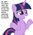 Size: 975x1024 | Tagged: safe, artist:slb94, edit, imported from derpibooru, twilight sparkle, pony, unicorn, mmmystery on the friendship express, female, shrug, simple background, solo, standing on two hooves, the emperor's new groove, transparent background, unicorn twilight