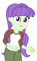 Size: 731x1186 | Tagged: safe, artist:gmaplay, imported from derpibooru, starlight, starshine, human, equestria girls, legend of everfree, clothes, open mouth, pants, simple background, solo, sweater, transparent background, vector