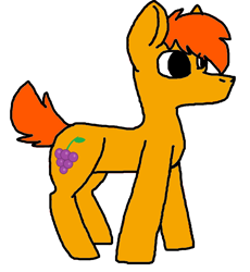 Size: 865x940 | Tagged: safe, imported from derpibooru, oc, oc only, pony, grape, male, ponified, simple background, solo, stallion, the duck song, white background