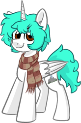 Size: 792x1200 | Tagged: safe, artist:binkyt11, derpibooru exclusive, imported from derpibooru, oc, oc only, oc:cycle nature, pony, derpibooru community collaboration, 2021 community collab, clothes, male, scarf, simple background, solo, stallion, transparent background