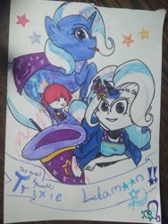 Size: 526x701 | Tagged: safe, artist:tong2602kn, imported from derpibooru, trixie, traditional art