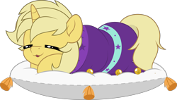 Size: 5000x2841 | Tagged: safe, artist:jhayarr23, imported from derpibooru, part of a set, oc, oc only, oc:sunlight bolt, pony, unicorn, blanket, blanket burrito, commission, cute, male, ocbetes, simple background, sleeping, solo, stallion, transparent background, ych result