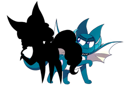 Size: 2833x1929 | Tagged: safe, artist:dragonpone, derpibooru exclusive, imported from derpibooru, oc, oc only, oc:puppy love, oc:vantablack, dracony, dragon, earth pony, hybrid, pony, derpibooru community collaboration, 2021 community collab, angry, choker, duo, female, glare, horns, lidded eyes, male, mare, raised hoof, raised paw, scrunchy face, simple background, spiked choker, spread wings, tail, transparent background, wings