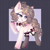 Size: 5200x5200 | Tagged: safe, artist:_spacemonkeyz_, imported from derpibooru, oc, oc only, oc:eau de rosée, earth pony, pony, bell, bell collar, bowtie, collar, fishnets, solo