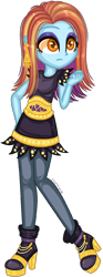 Size: 628x1692 | Tagged: safe, artist:fantarianna, imported from derpibooru, sassy saddles, equestria girls, equestria girls-ified, female, simple background, solo, transparent background