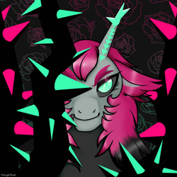 Size: 1024x1024 | Tagged: safe, artist:asinglepetal, imported from derpibooru, oc, pony, art fight, thorn, thorns