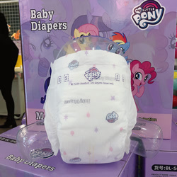 Size: 600x600 | Tagged: safe, imported from derpibooru, fluttershy, pinkie pie, rainbow dash, rarity, twilight sparkle, alicorn, earth pony, pegasus, pony, unicorn, diaper, irl, merchandise, photo, twilight sparkle (alicorn)