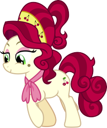 Size: 3000x3605 | Tagged: safe, artist:jeatz-axl, imported from derpibooru, cherry jubilee, earth pony, pony, beauty mark, female, high res, mare, simple background, solo, transparent background, vector