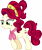 Size: 3000x3605 | Tagged: safe, artist:jeatz-axl, imported from derpibooru, cherry jubilee, earth pony, pony, beauty mark, female, high res, mare, simple background, solo, transparent background, vector