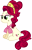 Size: 3000x4716 | Tagged: safe, artist:jeatz-axl, imported from derpibooru, cherry jubilee, earth pony, pony, female, high res, mare, simple background, sitting, solo, transparent background, vector