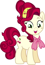 Size: 3000x4366 | Tagged: safe, artist:jeatz-axl, imported from derpibooru, cherry jubilee, earth pony, pony, female, high res, mare, simple background, solo, transparent background, vector