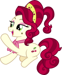 Size: 3000x3640 | Tagged: safe, artist:jeatz-axl, imported from derpibooru, cherry jubilee, earth pony, pony, female, high res, mare, simple background, solo, transparent background, vector