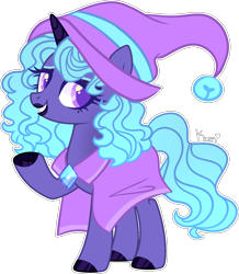 Size: 2047x2348 | Tagged: safe, artist:kurosawakuro, imported from derpibooru, oc, oc only, pony, unicorn, base used, female, hat, mare, simple background, solo, transparent background