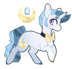 Size: 1024x987 | Tagged: safe, artist:spectrumnightyt, imported from derpibooru, oc, oc only, oc:lunar moonstone, pony, unicorn, bowtie, female, mare, simple background, solo, transparent background