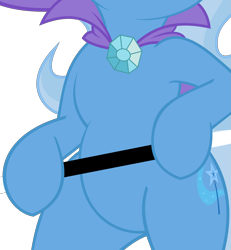 Size: 3535x3819 | Tagged: safe, artist:joey darkmeat, artist:pastelflakes, edit, imported from derpibooru, vector edit, trixie, pony, unicorn, belly, cropped, pictures of bellies, simple background, solo, transparent background, vector, wand