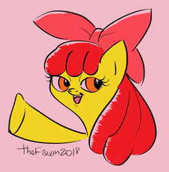 Size: 2429x2470 | Tagged: safe, artist:thefawnflying, imported from derpibooru, apple bloom, earth pony, pony, female, filly, high res, solo