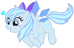 Size: 2636x1716 | Tagged: safe, artist:telasra, imported from derpibooru, oc, oc only, pegasus, pony, bow, eyelashes, female, flying, hair bow, mare, pegasus oc, simple background, smiling, solo, transparent background, wings