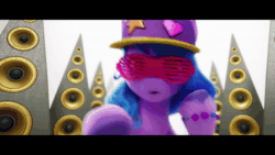 Size: 1920x1080 | Tagged: safe, imported from derpibooru, screencap, hitch trailblazer, izzy moonbow, pipp petals, sunny starscout, zipp storm, earth pony, pegasus, unicorn, spoiler:my little pony: a new generation, 3d, animated, baseball cap, bipedal, cap, confetti, female, fit right in (g5), g5, hat, hip hop, izzy the rapper, male, mare, measuring tape, music, music video, my little pony: a new generation, paintbrush, rap, rapper, scissors, shutter shades, sound, stallion, subwoofer, sunglasses, webm