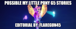 Size: 640x247 | Tagged: safe, edit, edited screencap, imported from derpibooru, screencap, sunny starscout, alicorn, equestria daily, spoiler:my little pony: a new generation, g5, my little pony: a new generation