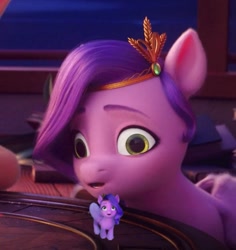 Size: 679x718 | Tagged: safe, edit, edited screencap, imported from derpibooru, screencap, pipp petals, pegasus, spoiler:my little pony: a new generation, cropped, derp, faic, female, g5, mare, my little pony: a new generation, pipp is short, reaction to own portrayal, self ponidox, smol