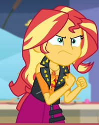 Size: 946x1188 | Tagged: safe, imported from derpibooru, screencap, sunset shimmer, equestria girls, equestria girls series, rollercoaster of friendship, cropped, shrunken pupils, solo