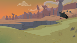 Size: 3268x1834 | Tagged: safe, artist:reginault, imported from derpibooru, season 4, three's a crowd, background, high res, no pony, ravine, scenery, vector