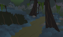 Size: 3220x1863 | Tagged: safe, artist:albert238391, imported from derpibooru, background, everfree forest, forest, high res, night, no pony, scenery, vector