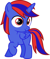 Size: 4000x4783 | Tagged: safe, artist:melisareb, imported from derpibooru, oc, oc only, oc:stephen, alicorn, pony, absurd resolution, colt, male, raised hoof, simple background, solo, transparent background, vector