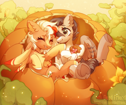 Size: 3580x3000 | Tagged: safe, artist:dedfriend, imported from derpibooru, oc, oc only, pegasus, pony, duo, high res